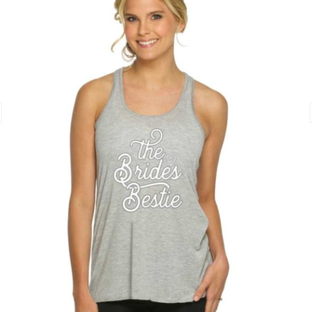 The Bride's Bestie Tank Tees